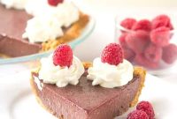 Decadent Chocolate Raspberry Pie Recipe with Ganache Filling