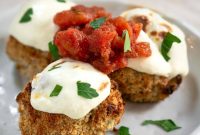 Crispy Baked Chicken Parmesan Meatballs Recipe