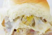 Slow Cooker Cuban Pork Sliders with Tangy Pickles