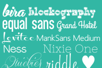 Top Free Fonts to Use This New Year