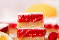 Zesty Lemon Raspberry Dessert Bars for Summer Gatherings