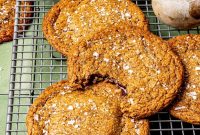 Almond Flour Cookies Filled with Chocolate Centers