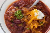 Hearty Gluten-Free Three-Bean Chili Recipe