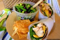 Crispy Grilled Chicken Wrap Recipe with Zesty Veggie Slaw