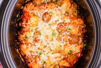 Slow Cooker Italian-Style Meatball Casserole Recipe