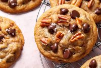 Chocolate Chip and Pecan Cookies — Chewy Oven-Baked Recipe
