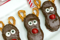 Reindeer Nutter Butter Holiday Cookie Treats