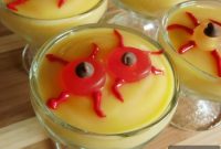 Halloween Eyeball Jello Pudding Cups Recipe for Spooky Treats