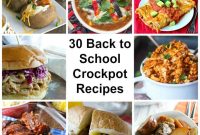 30 Crockpot Recipes for Busy Back-to-School Nights