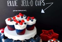 Patriotic Red, White & Blue Jell-O Cups Recipe