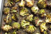 Crispy Oven-Roasted Broccoli with Garlic and Parmesan