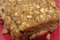 Baked Cinnamon Apple Oatmeal Casserole with Maple Drizzle