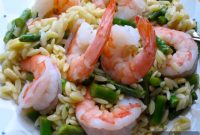 Orzo with Shrimp and Asparagus Salad for Spring Entertaining