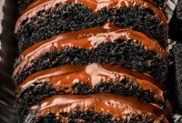 Decadent Black Cocoa Loaf Cake Recipe