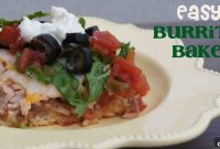 Cheesy Chicken and Bean Burrito Bake Recipe