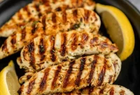 Crispy Grilled Chicken Tenders with Zesty Marinade