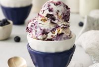 Blueberry Cheesecake Ice Cream Recipe — Creamy Homemade Treat