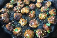 Pineapple Teriyaki Turkey Meatballs with Sticky Glaze