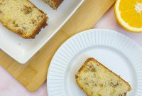 Orange Walnut Drizzle Cake with Zesty Citrus Glaze