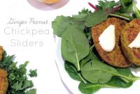 Ginger-Peanut Chickpea Sliders with Sweet Lime Cashew Cream