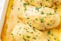 Honey Mustard Baked Chicken with Crispy Golden Glaze