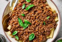 Lentil Bolognese: Hearty Plant-Based Sauce Recipe