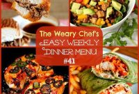 Weekly Dinner Plan #41: Catch-Up Meals for Halloween Week