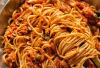15-Minute Tuna Pasta with Capers and Lemon Zest
