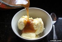 Vanilla Ice Cream with Warm Butterscotch Sauce Recipe
