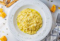 Creamy Cheesy Cauliflower Rice Skillet Recipe