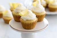 Zesty Mini Lemon Cupcakes with Luscious Lemon Frosting