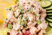 Zesty Lobster Salad with Creamy Lemon-Dill Dressing