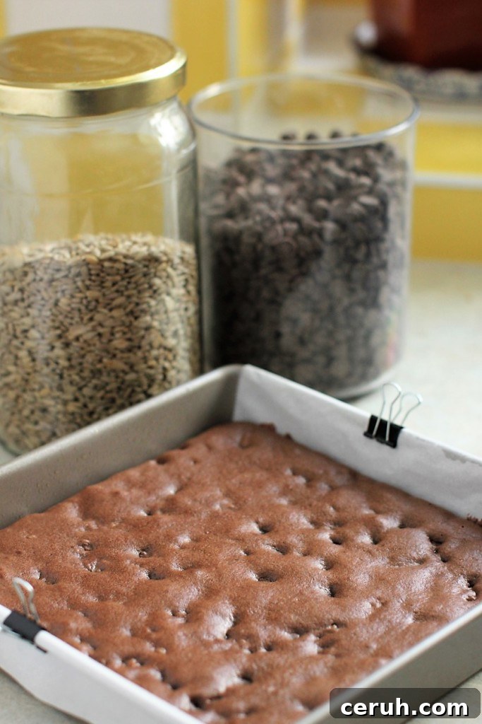 baked blender brownies