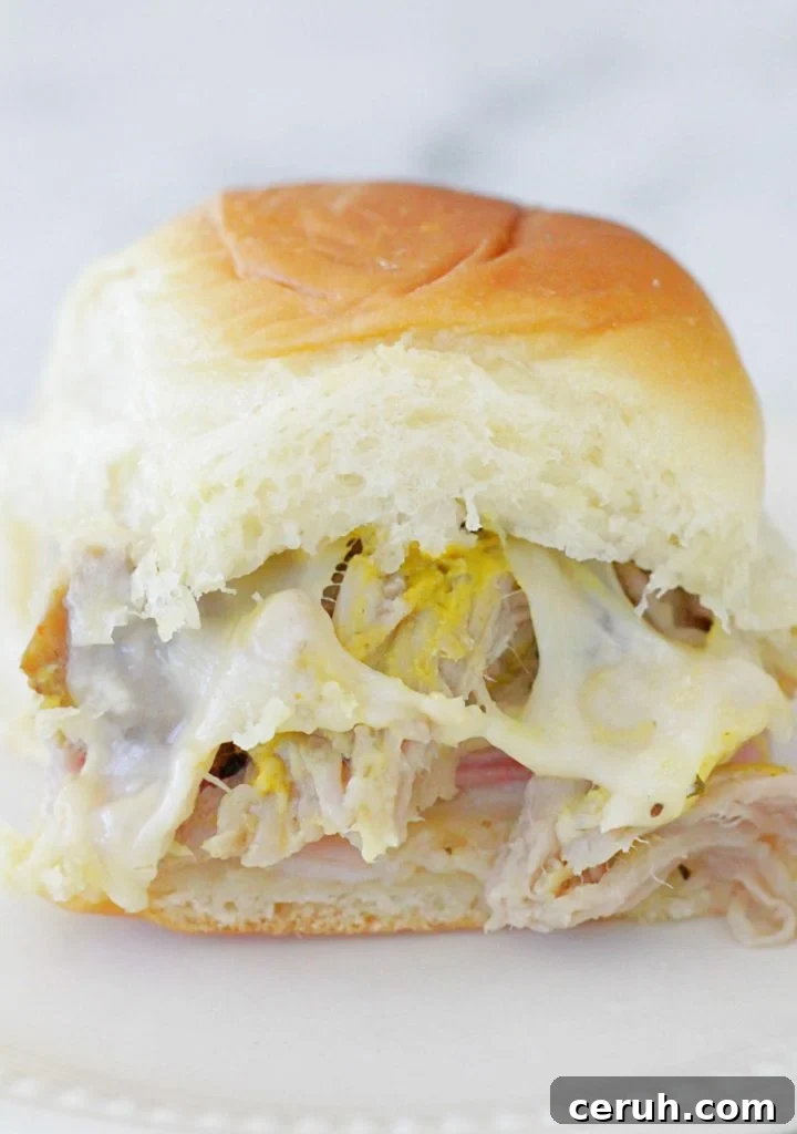 Slow Cooker Cuban Pork Sliders with Tangy Pickles 2 Slow Cooker Pork Cubano Sliders