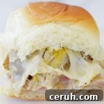 Slow Cooker Pork Cubano Sliders