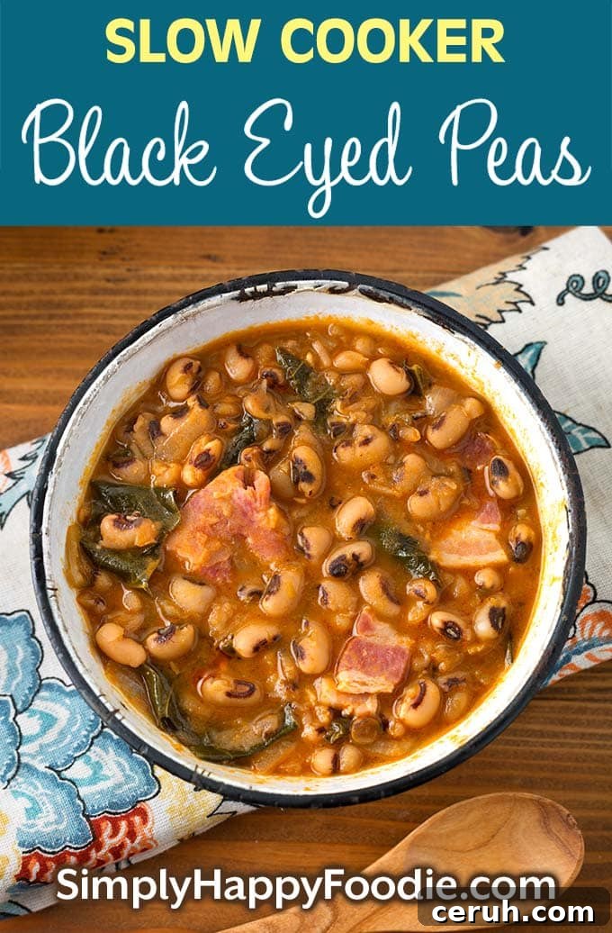 Slow Cooker Southern-Style Black-Eyed Peas Recipe 7 Slow Cooker Black Eyed Peas