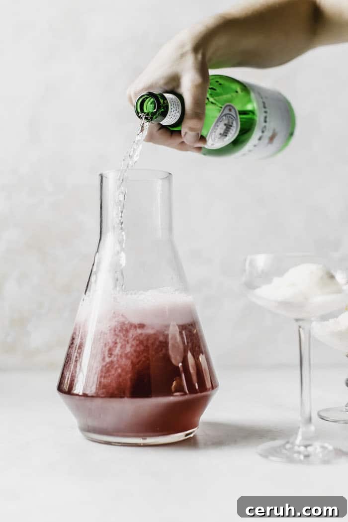 Hibiscus Ice Cream Float | thealmondeater.com