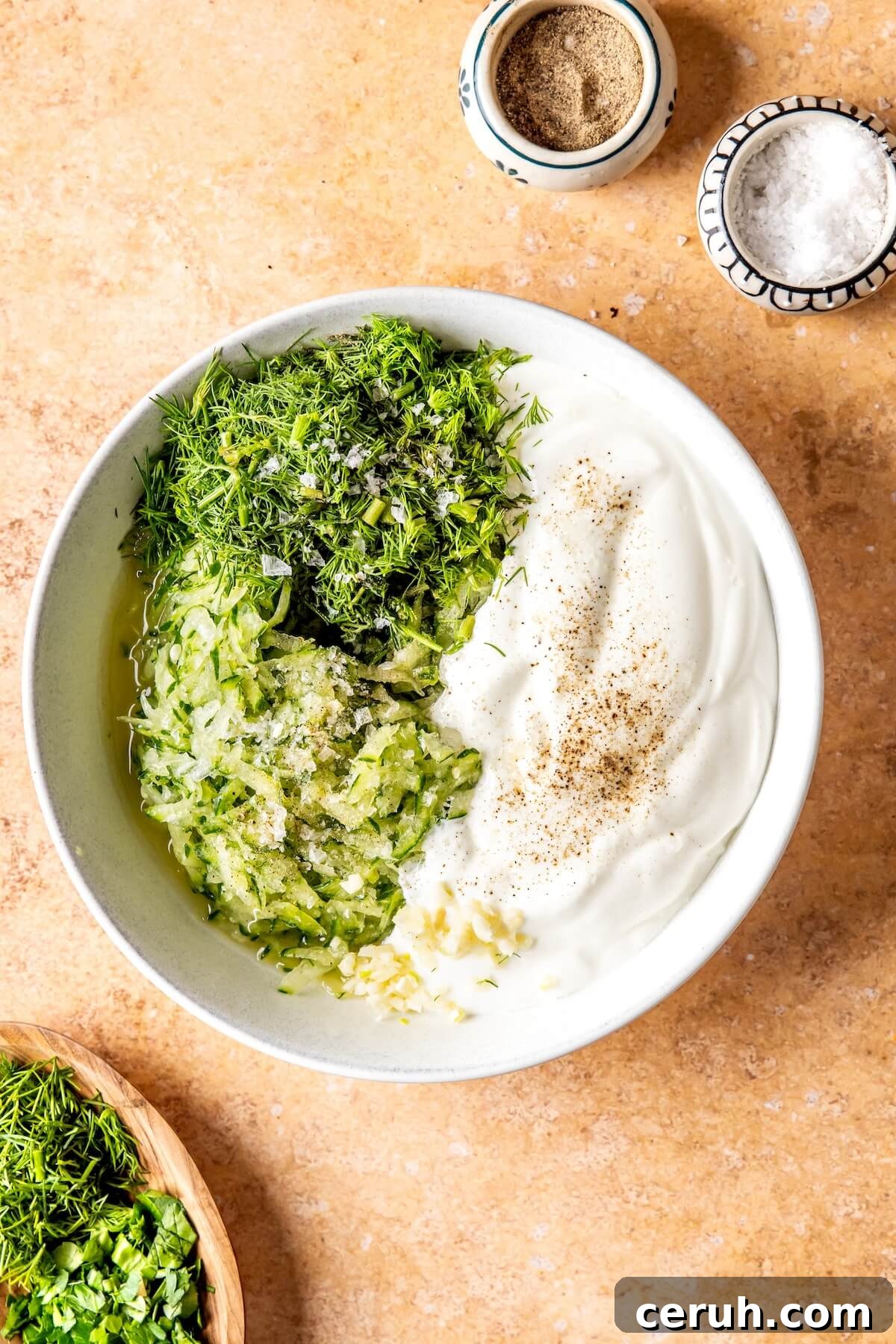 How to Make Sun Dried Tomato Meatballs with DF Tzatziki Step 6 - Olivia Adriance