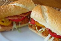 Crispy Chicken Nugget Po’ Boy Sandwich Recipe