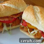 Chicken Nugget Po Boy