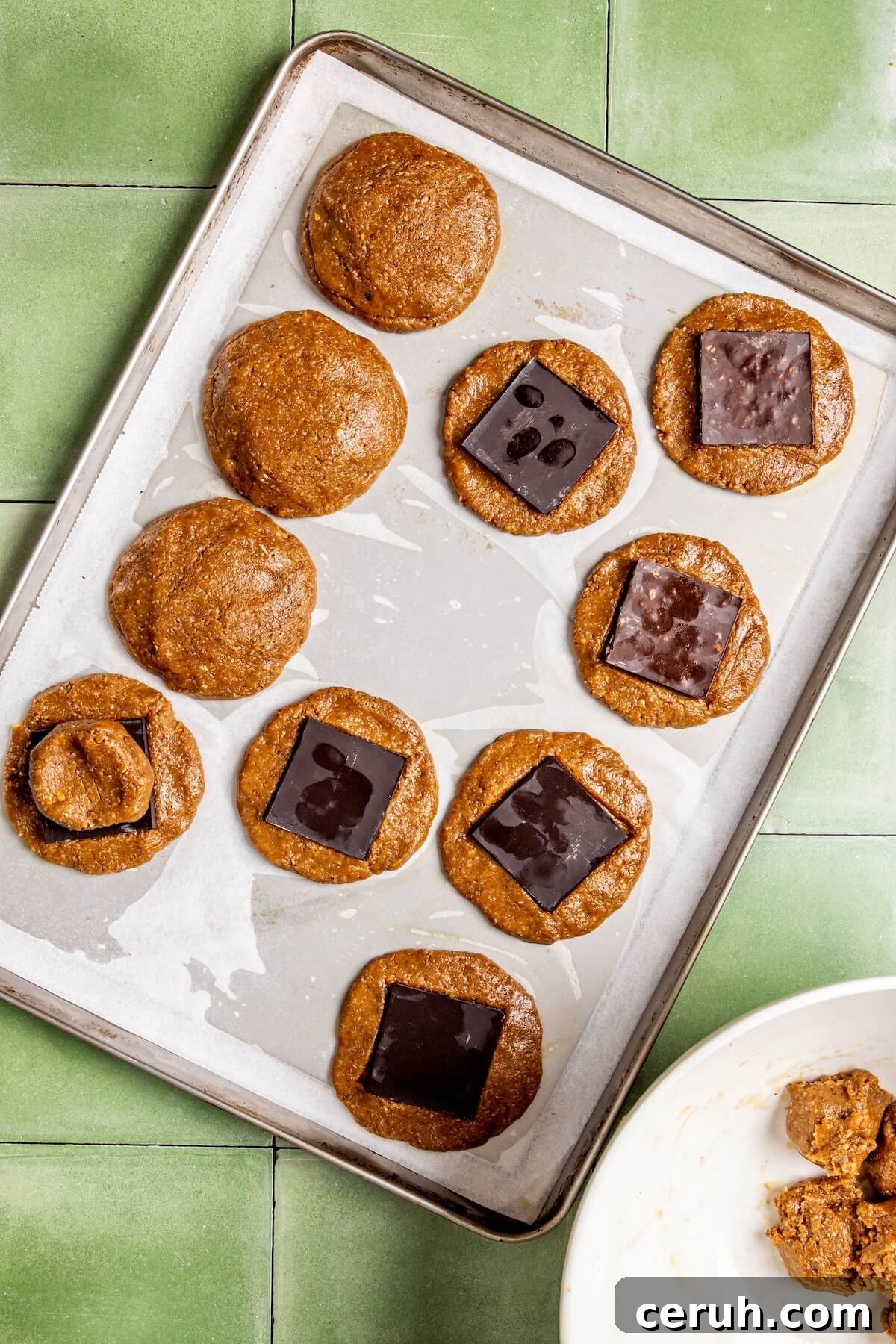 How to Make Chocolate Stuffed Almond Flour Cookies Step 6 - Olivia Adriance