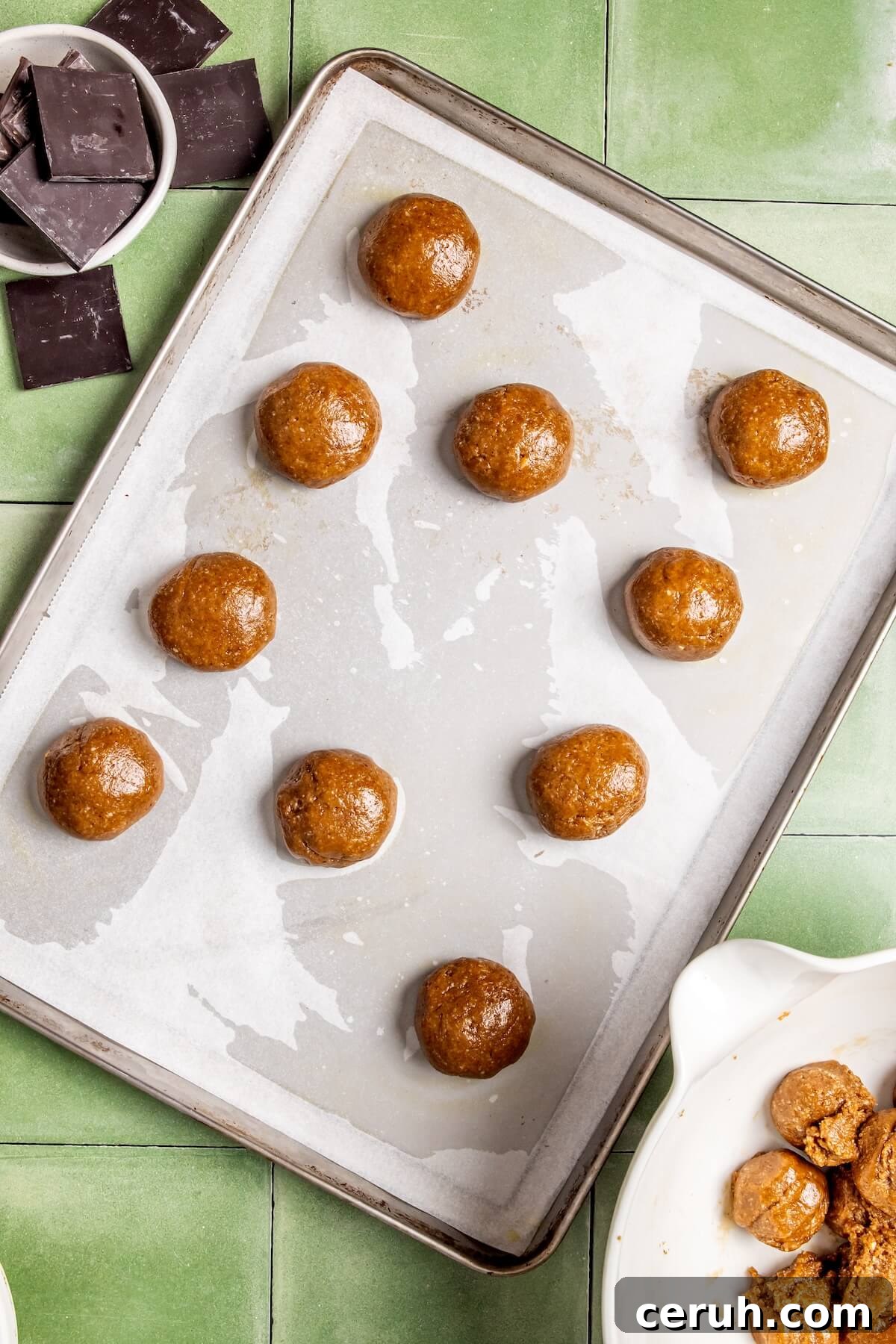 How to Make Chocolate Stuffed Almond Flour Cookies Step 4 - Olivia Adriance