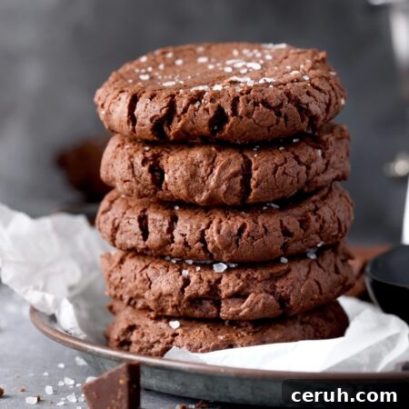 Salted Brownie Cookies thumbnail