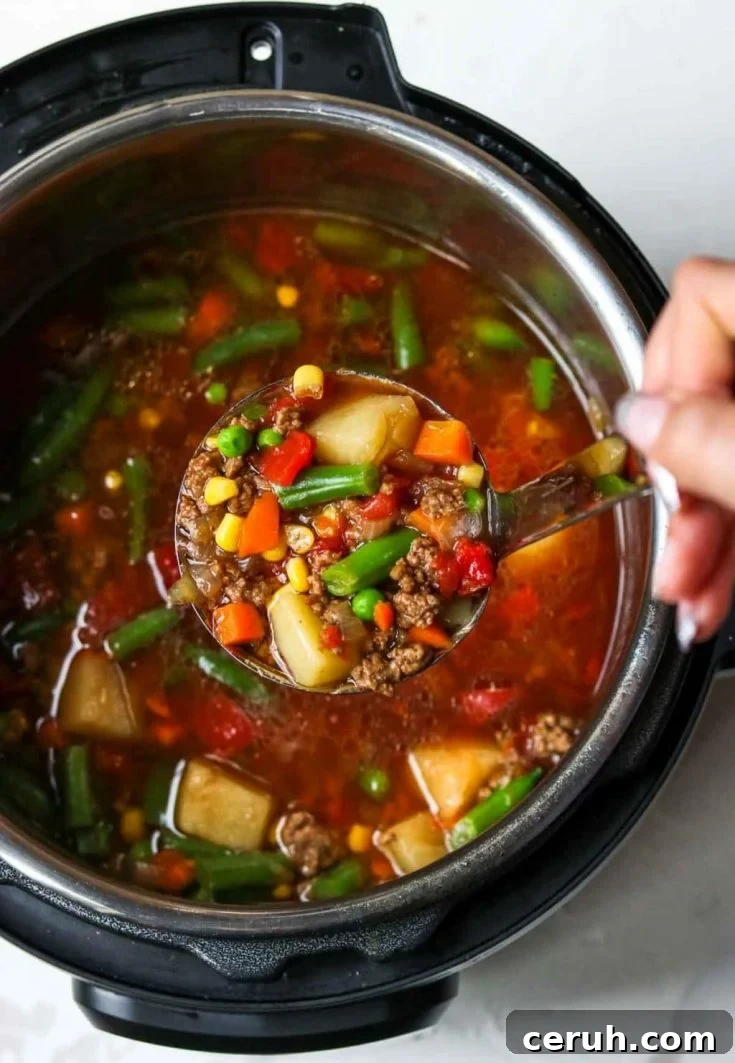 Hamburger soup