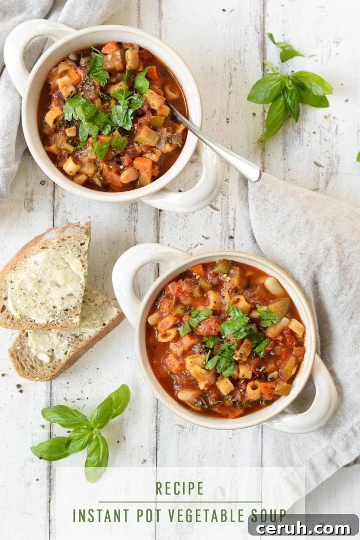 White bean & vegetable soup