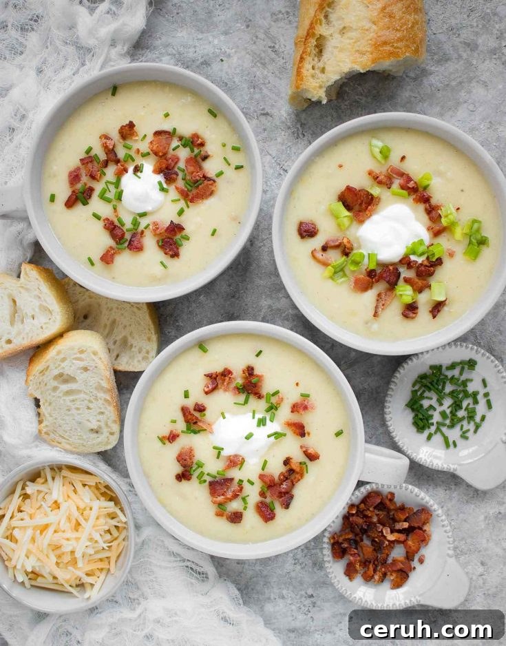Loaded potato soup