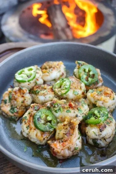 Honey Tequila Lime Shrimp together in a bowl so that they're easy to serve.