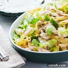 Chicken Caesar Pasta Salad