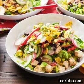 Southwestern Chicken Taco Salad Bowl
