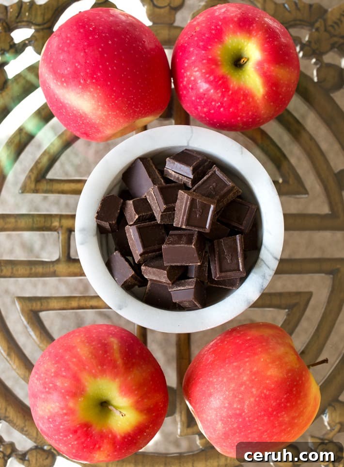 Easy Apple Chocolate Mousse